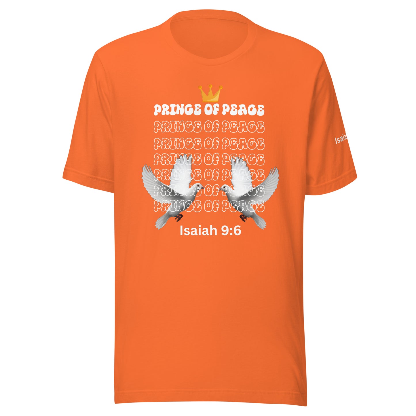 "Prince of Peace" Unisex Christian T-shirt | Touch of His Hem – Faith-Inspired Clothing