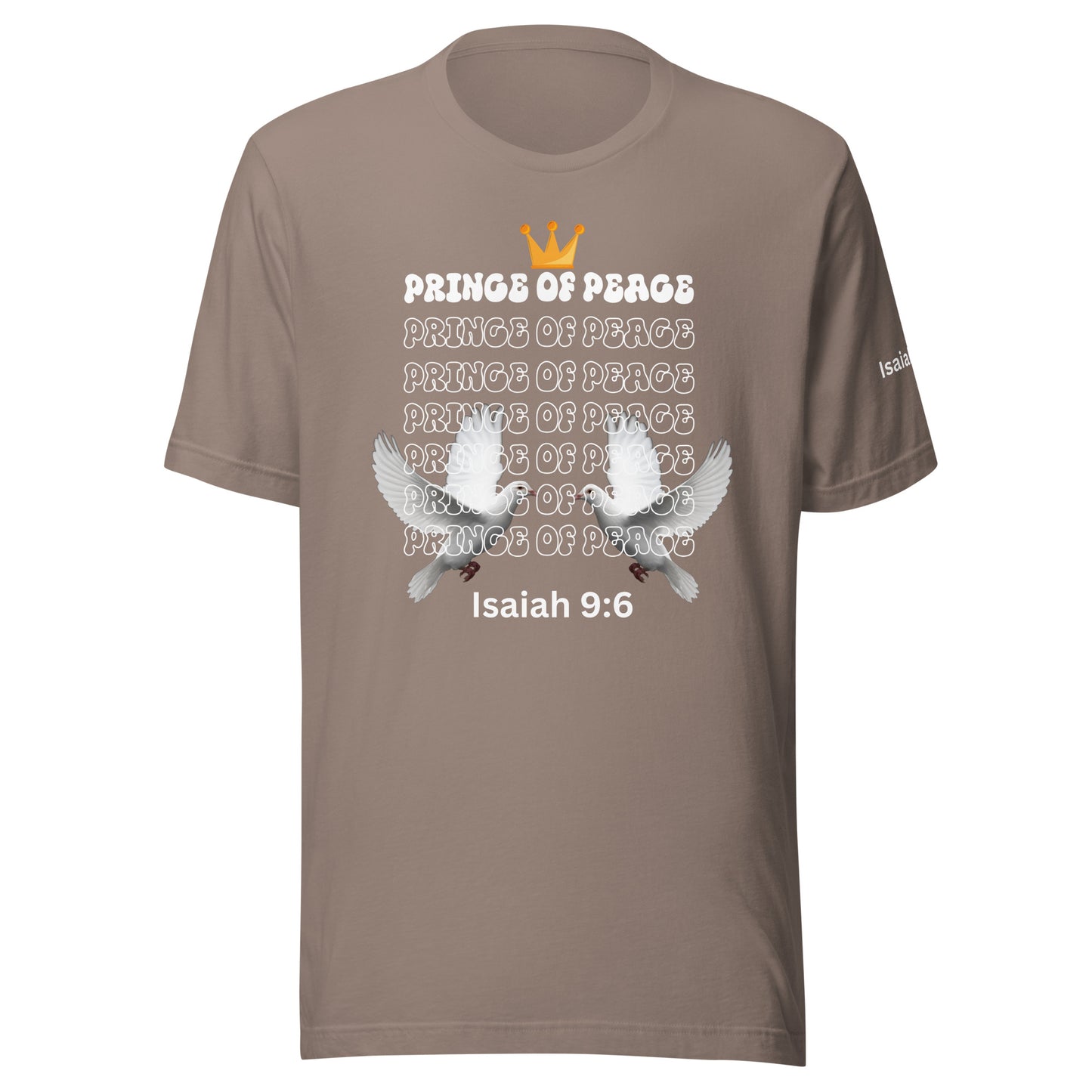 "Prince of Peace" Unisex Christian T-shirt | Touch of His Hem – Faith-Inspired Clothing