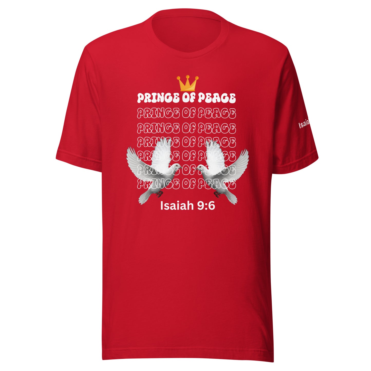 "Prince of Peace" Unisex Christian T-shirt | Touch of His Hem – Faith-Inspired Clothing